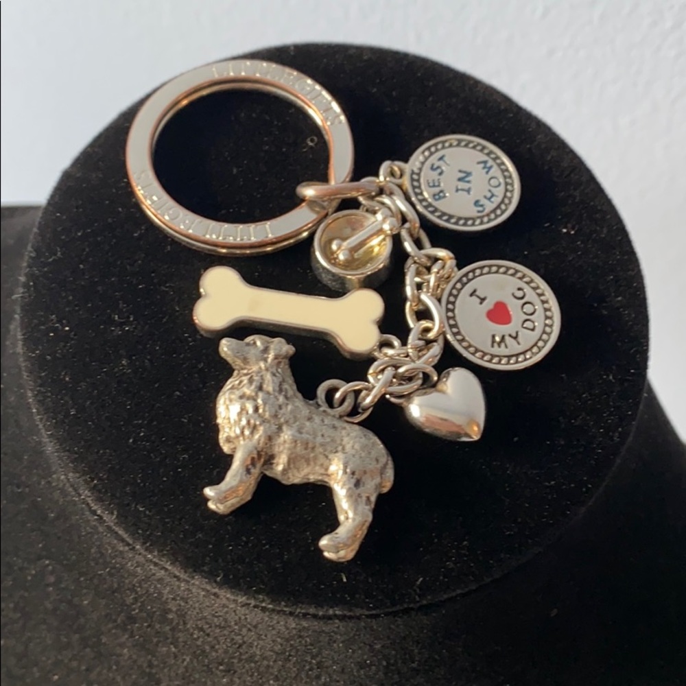 I Love My Dog Keychain